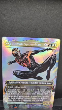 Miles Morales (0200) (Borderless) Marvel's Spider-Man Foil MTG - Image 2
