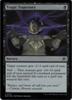 Tragic Trajectory U Edge of Eternities 122 NM Foil MTG - Image 1