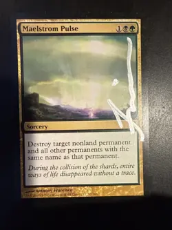 MTG Maelstrom Pulse-Alara Reborn Signed - Image 1