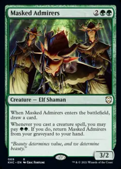 Masked Admirers~069~NM~(KHC) - Kaldheim Commander~MTG - Image 1