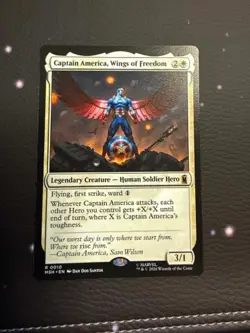 Captain America, Wings of Freedom Marvel Super Heroes Rare - Image 1