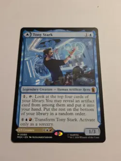 Tony Stark / Iron Man (0080) x1 - MTG Marvel Rare - check my store!!! - Image 1