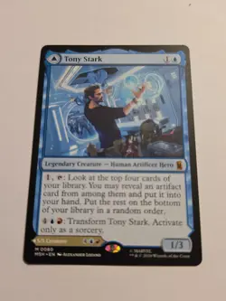 Tony Stark / Iron Man (0080) x1 - MTG Marvel Rare - check my store!!! - Image 2