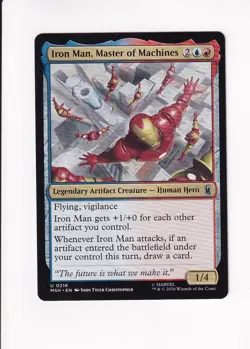 MAGIC THE GATHERING MTG MARVEL SUPER HEROES IRON MAN, MASTER OF MACHINES - Image 1