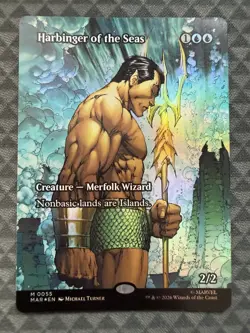 MTG Harbinger of the Seas #0055 Foil Borderless M Marvel Universe: E-L (MAR) - Image 2