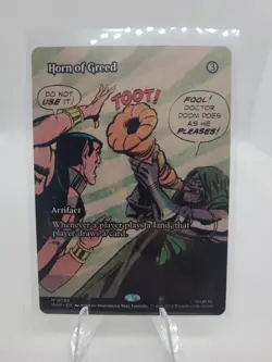 MtG Marvel Super Heroes Borderless Horn Of Greed #0098 - Image 1