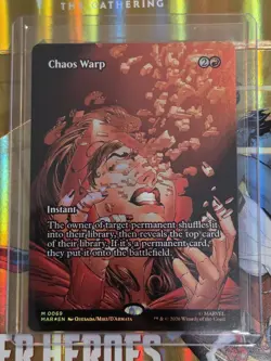 MTG Marvel Super Heroes - Chaos Warp Borderless Foil 069 - Image 1