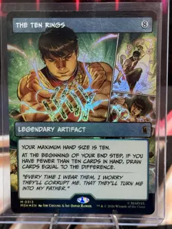 🌈 The Ten Rings (Borderless FOIL) - MTG Marvel Super Heroes - NM - Image 2