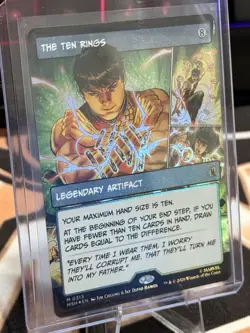 🌈 The Ten Rings (Borderless FOIL) - MTG Marvel Super Heroes - NM - Image 4