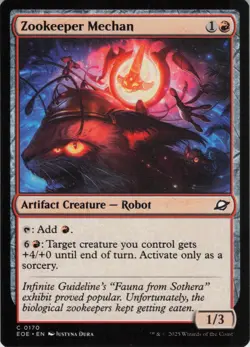 Zookeeper Mechan C Edge of Eternities 170 NM MTG - Image 1