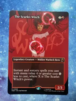 The Scarlet Witch (Borderless) Marvel Super Heroes 368 NM - Image 1
