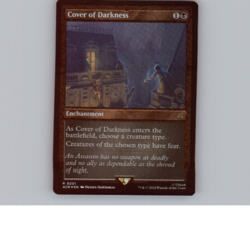 MTG - Cover Of Darkness - Etched Foil - Free P+P - Image 1