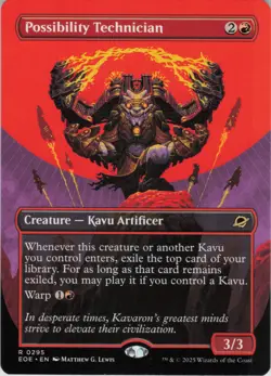 Possibility Technician (Borderless) R Edge of Eternities 295 NM MTG - Image 1