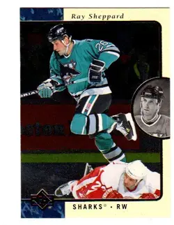 1995-96 Upper Deck SP #130 Ray Sheppard SAN JOSE SHARKS - Image 1