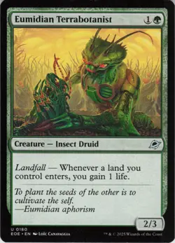 Eumidian Terrabotanist U Edge of Eternities 180 NM MTG - Image 1
