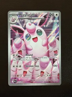 Wigglytuff 105/094 Illustration Rare Phantasmal Flames Pokemon Holo LP - Image 1