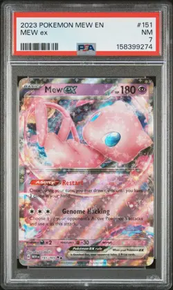 2023 POKEMON MEW ex • PSA 7 • MEW EN-151 #151/165 - Image 1
