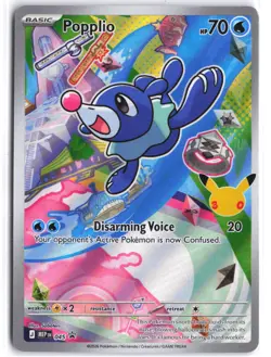 Popplio 045 Holo Promo ME: Mega Evolution Promo Pokemon NM - Image 1