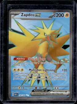 Pokemon TCG - Zapdos ex 192/165 - Scarlet & Violet 151 - Ultra Rare - Image 1
