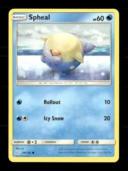 Spheal 49/236 Cosmic Eclipse NM/M Pokemon - Image 1