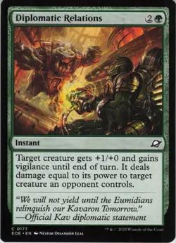 Diplomatic Relations C Edge of Eternities 177 NM MTG - Image 1