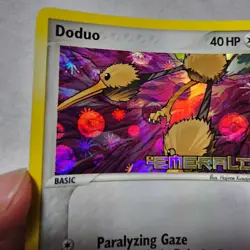 Pokemon Doduo 45/106 EX Emerald Reverse Holo Stamped NM - Image 2
