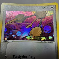 Pokemon Doduo 45/106 EX Emerald Reverse Holo Stamped NM - Image 3