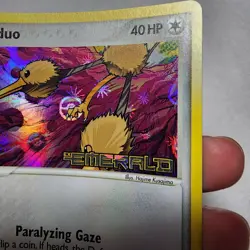 Pokemon Doduo 45/106 EX Emerald Reverse Holo Stamped NM - Image 4