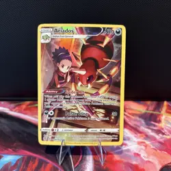 Pokemon TCG Ariados Sword & Shield: Brilliant Stars TG09/TG30 Secret Rare VLP - Image 1