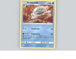Araquanid 65/236 Uncommon Cosmic Eclipse Pokemon Near Mint - Image 1