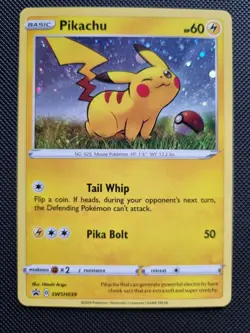Pokemon Pikachu Swsh039 Swsh: Sword & Shield Promo Cards Holo - Image 1
