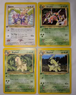 26 Neo Genesis 1st Edition Uncommon Pokemon Cards - Image 2