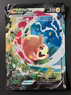 4 X JUMBO Oversized Pokemon Card Morpeko VMAX Regieleki V Alakazam Regidrago - Image 2