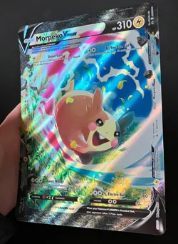 4 X JUMBO Oversized Pokemon Card Morpeko VMAX Regieleki V Alakazam Regidrago - Image 3