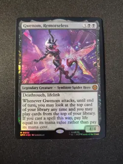 Gwenom, Remorseless Foil Marvel's Spider-Man NM MTG - Image 1