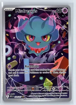 MISDREAVUS 233/217 ASCENDED HEROES POKEMON NM - Image 1