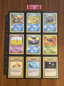 NM/LP Complete Non Holo Fossil Set 47 Pokemon Cards - Image 5