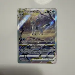 Glaceon VSTAR GG40/GG70 Crown Zenith Galarian Gallery Ultra Rare Pokemon Card NM - Image 1