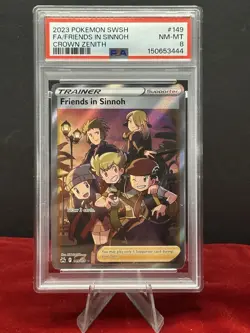 Pokemon 2023 Friends in Sinnoh Crown Zenith PSA 8 - Image 1