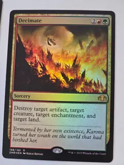 MTG - Decimate FOIL - Dominaria Remastered - Image 1