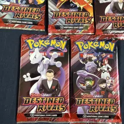 Pokemon TCG Destined Rivals 5 Booster Packs English - Image 2