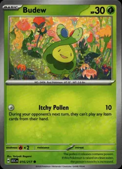 BUDEW 016/217 Pokemon Card Ascended Heroes Near Mint - Image 1