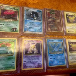Vintage Pokemon Holo Lot 8 Cards- Base Set/ Fossil/Japanese etc! - Image 1