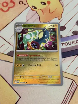 Eelektrik Master Ball Reverse Holo 031/086 Black Bolt Pokemon Card NM - Image 1