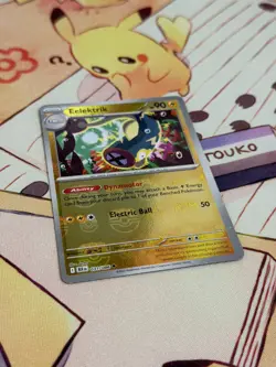 Eelektrik Master Ball Reverse Holo 031/086 Black Bolt Pokemon Card NM - Image 3