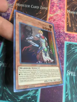 Yu-Gi-Oh! Noble Knight Medraut BLRR-EN071 1st Edition Ultra Rare NM - Image 2