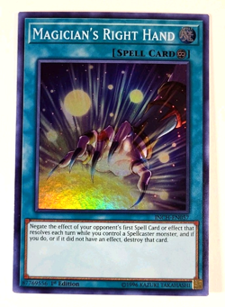 Magician's Right Hand INCH-EN057 1st Ed Super Rare The Infinity Chasers Yu-Gi-Oh - Image 1