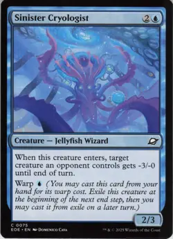 Sinister Cryologist C Edge of Eternities 75 NM MTG - Image 1