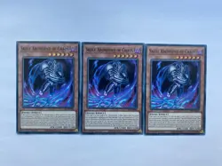 CORI-EN002 Skull Archfiend of Chaos x3 Super Rare 1st YuGiOh Playset - Image 1