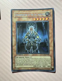 Konami Yu-Gi-Oh! Grandmaster of the Six Samurai STON-EN000 Secret 1st Ed - Image 1